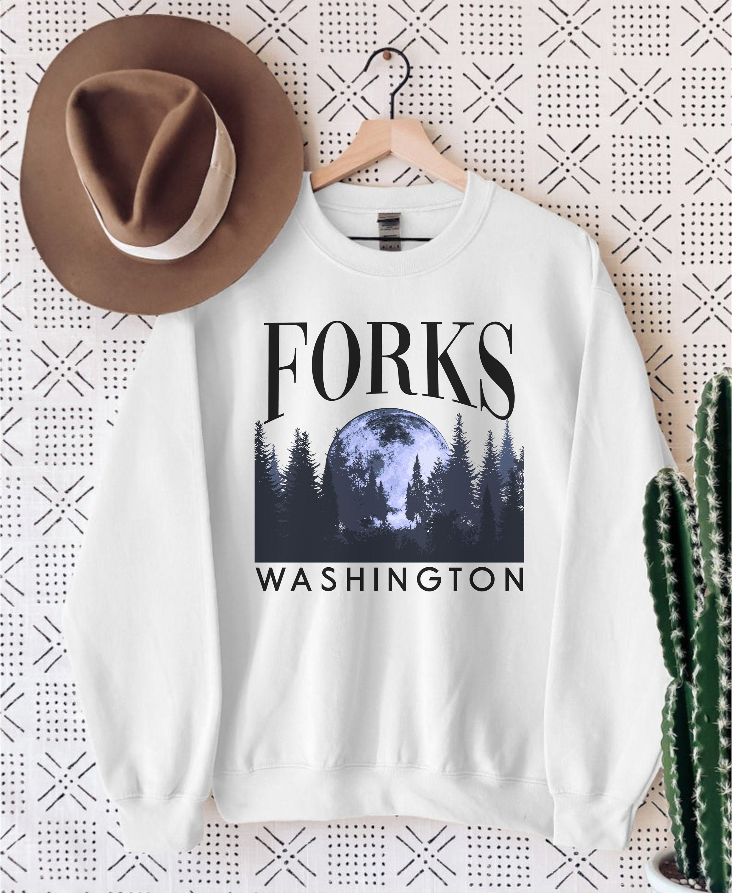 Forks Sweatshirt, Forks Washington, Forks Crewneck Sweatshirt, Team