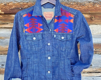Denim Wool Jacket - Etsy
