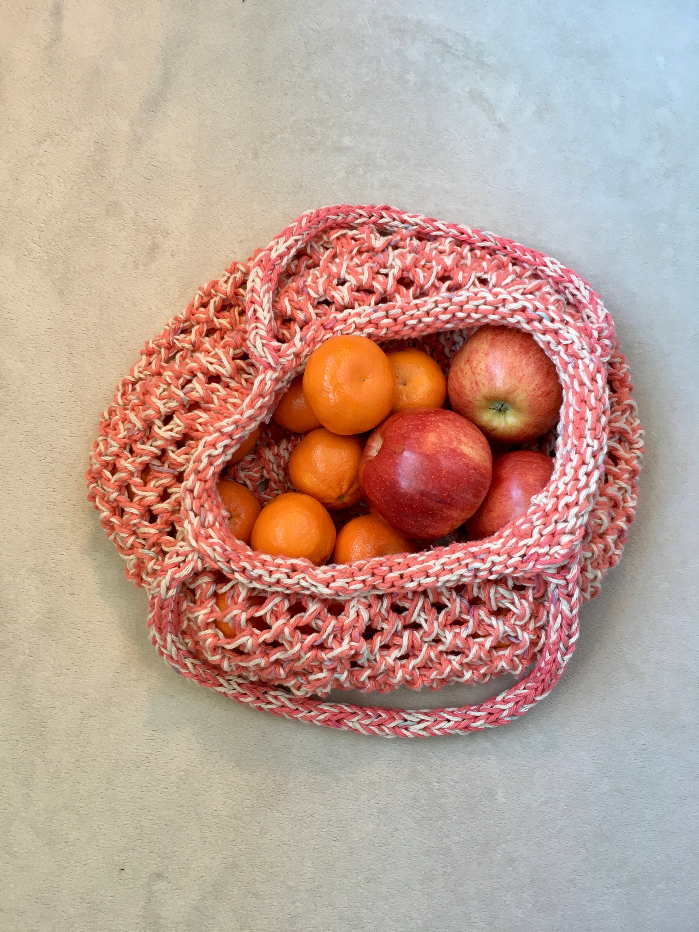 Market bag/knit shoulder bag/reusable shopping bag/knit mesh Etsy.de