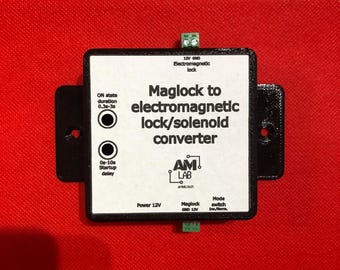 Escape Room Module - Van magneetslot naar elektromagnetisch slot/solenoïde-omvormer