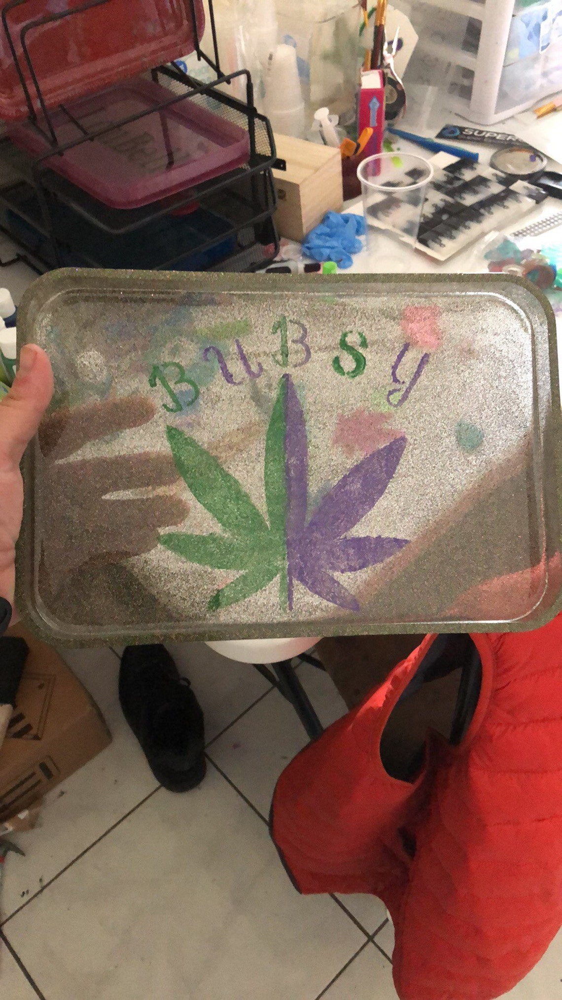 Epoxy Resin Rolling or Storage Tray Etsy