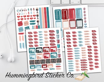 Audiophile Planner Pack – Weekly Vertical Planner Kit - Erin Condren - Happy Planner – Digital Download - Silhouette - Circut - Cut Files