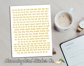 Basic Chore Pack Gold - Chores - Chore Planner - Erin Condren - Happy Planner – Digital Download - Silhouette Cut Files - Cricut - Stickers