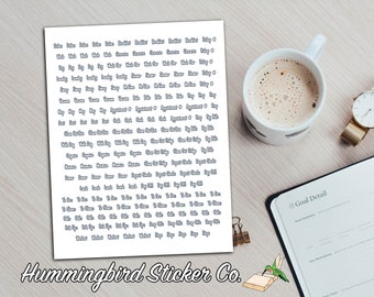 Basic Chore Pack Silver - Chore Planner - Erin Condren - Happy Planner – Digital Download - Silhouette Cut Files - Cricut - Stickers