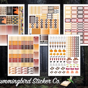 Spooky Delights Planner Pack – Halloween - Vertical Planner Kit - Erin Condren - Happy Planner – Digital Download - Silhouette Cut Files