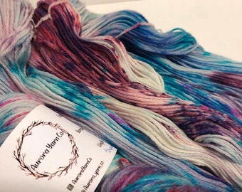 Mystery hand dyed yarn skein | Surprise indie dyed wool | Mystery grab bag yarn | Fingering weight sock skein surprise