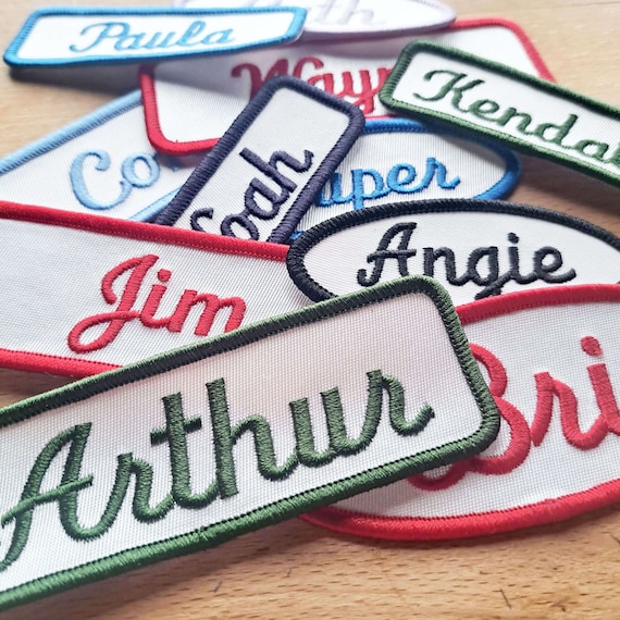 thumbnail image 2 of Custom Jurassic Park Dino Embroidered Name Patch - Iron-On/Sew-On (Your Name Here) 2 of 4