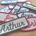 Custom Name Tag Patch. For your uniform, jacket, backpack or dog harness product logo