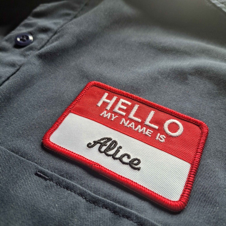 Hello My Name Is - Custom Patch image 1