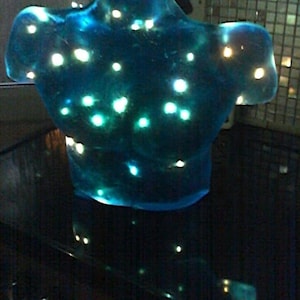 Epoxy Resin Mannequin Lamp