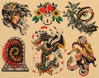 Natchin | Tattoo Flash🌈🌈🌈 予約は私にDMを送ってください