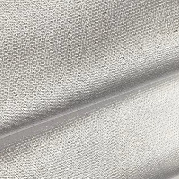 White Polyester Faux Embroidery Fabric: Patch Making Material