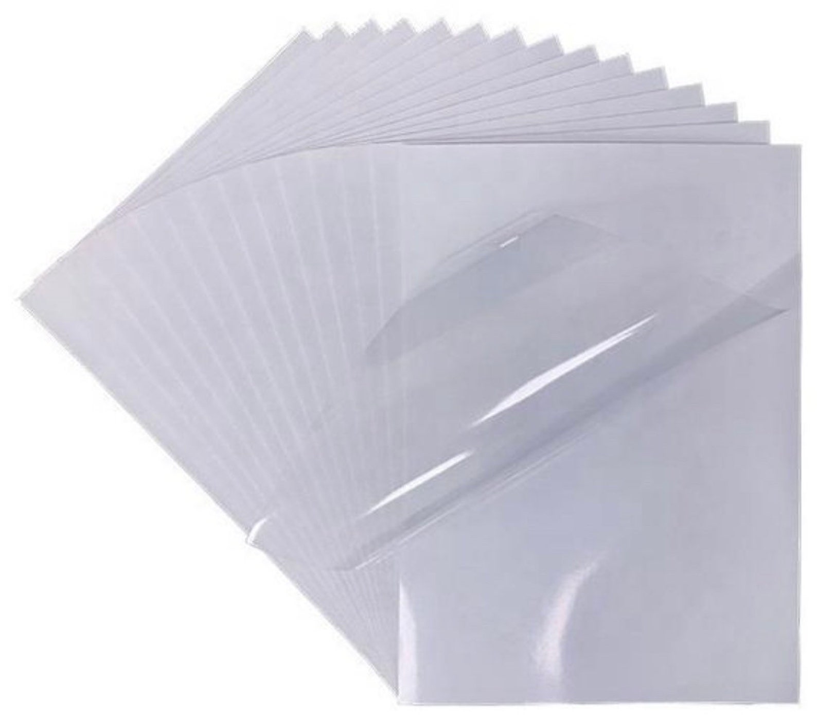 sample holographic and clear printable vinyl sticker paper