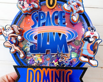 Space Jam New Legacy Cake Topper. Space Jam Party Decoration. Space Jam Cake Topper, Centerpiece.