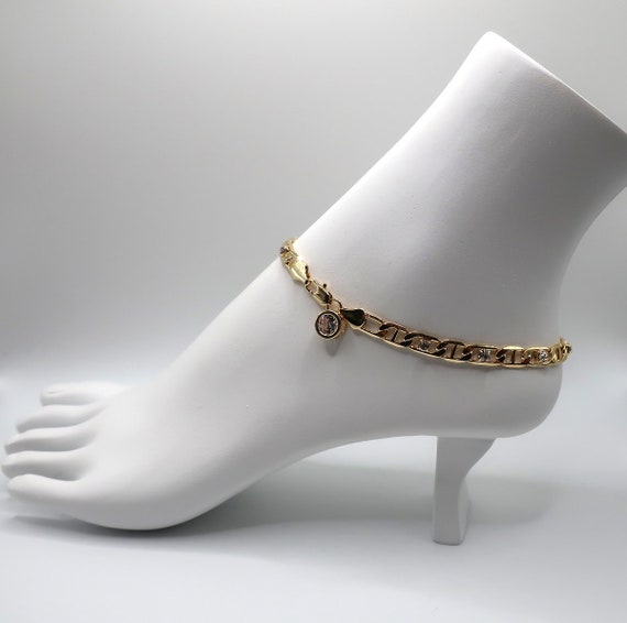 Catena Di Ancoraggio Mariner Riempita In Oro 18 Carati Da 6 - Foto 12