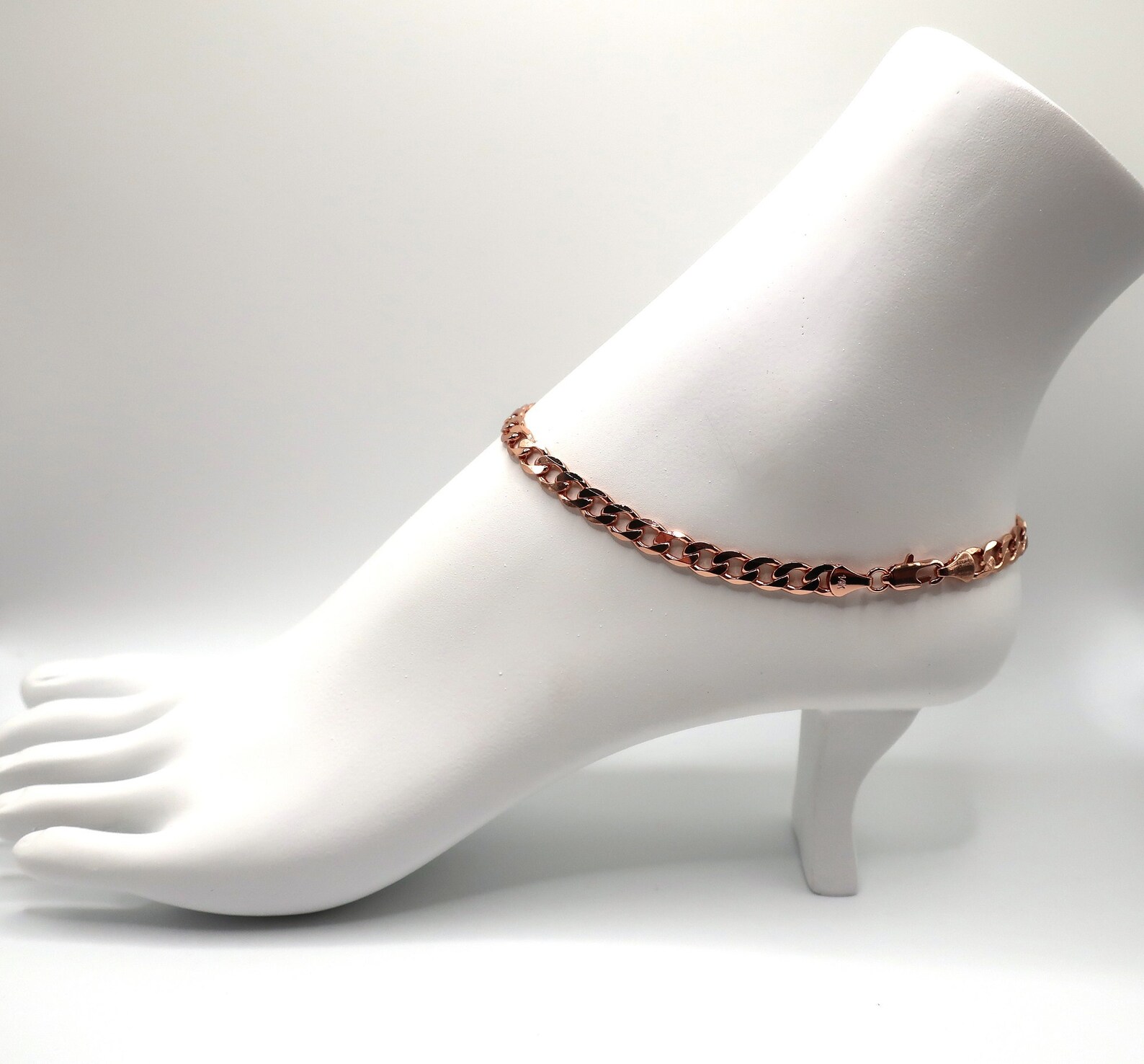 anklet cuban chain