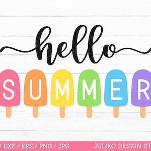 Download Hello Summer Popsicle Svg Free
