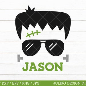Halloween Frankenstein SVG, Boy Halloween shirt SVG, Franken cute SVG, Frankenstein Halloween cut cutting file for Cricut Silhouette png eps
