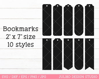 bookmarks template etsy
