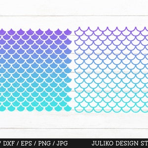 Mermaid Scales SVG, Mermaid Scales pattern SVG, Mermaid scales bundle SVG, Mermaid cut cutting file for Cricut Silhouette png jpg dxf eps