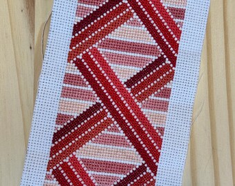 Geometric Bookmark - Reds