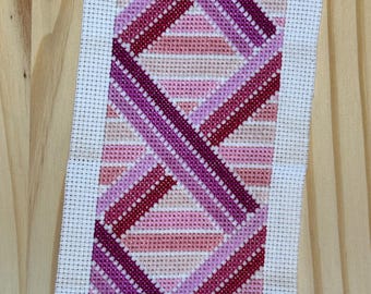 Geometric Bookmark - Pinks