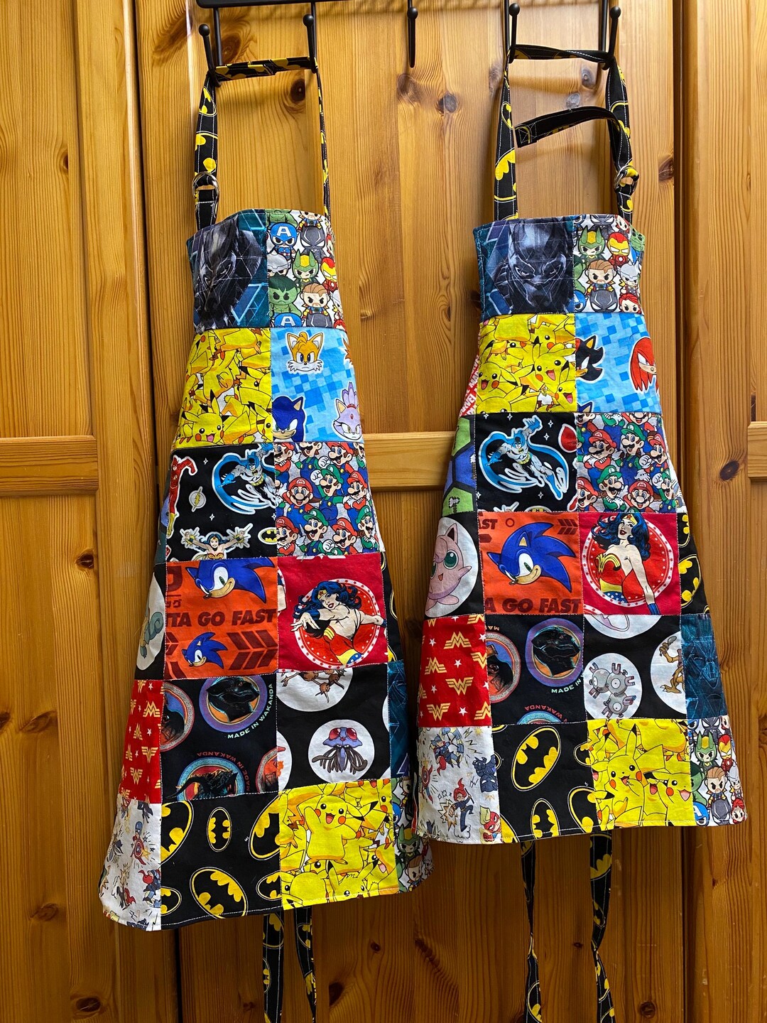 Child’s Christmas/super Heroes and Video Game Characters Reversible ...
