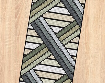 Geometric Bookmark - Grays