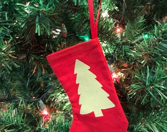 Christmas Tree Stocking Ornament