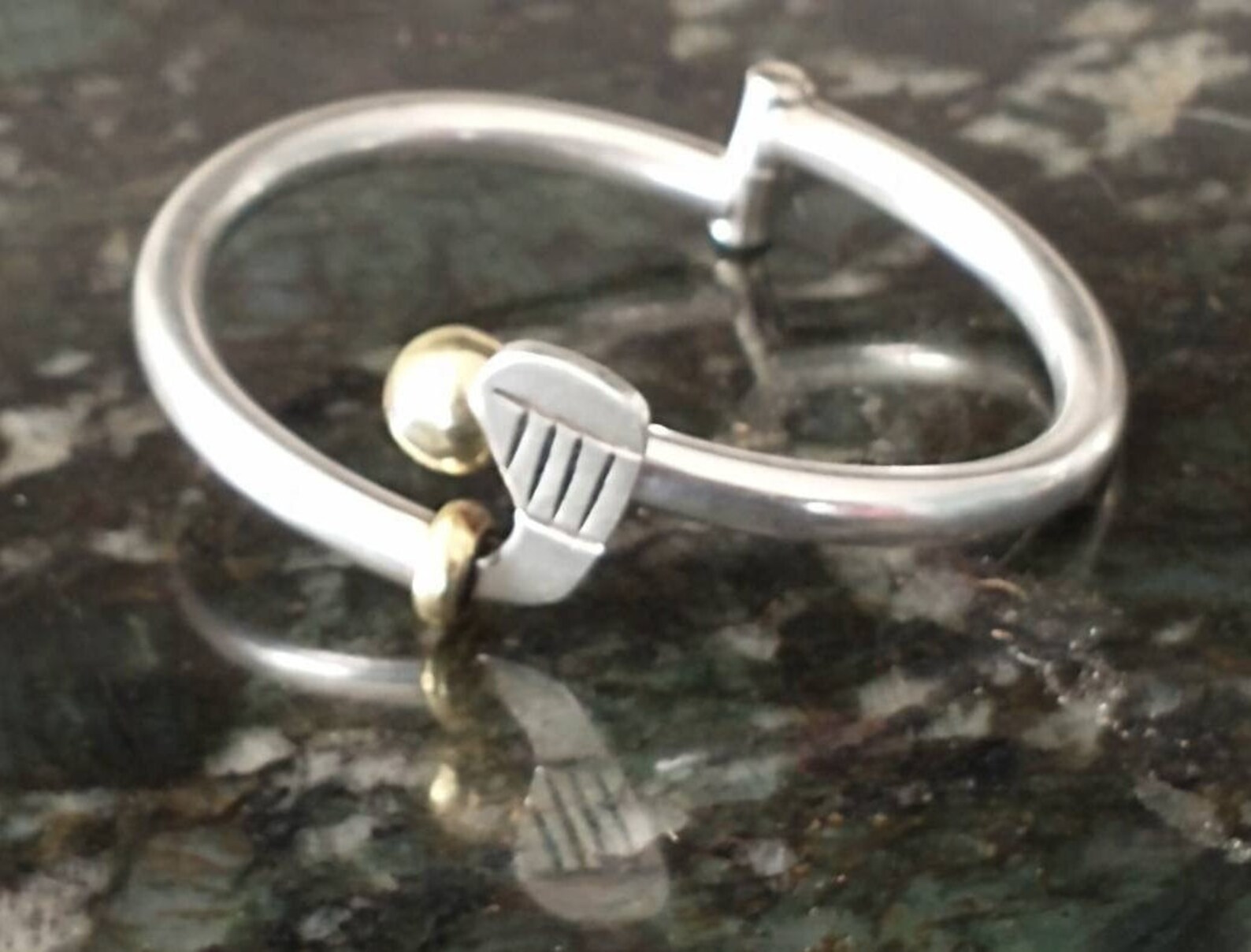 Golf Bracelet Taxco Hallmarked Sterling Silver Hinged Golf Etsy