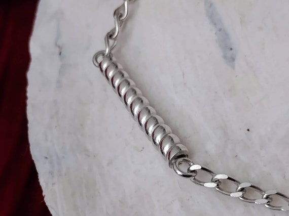 Sterling Silver Italian Made Frado Necklace, Vint… - image 7