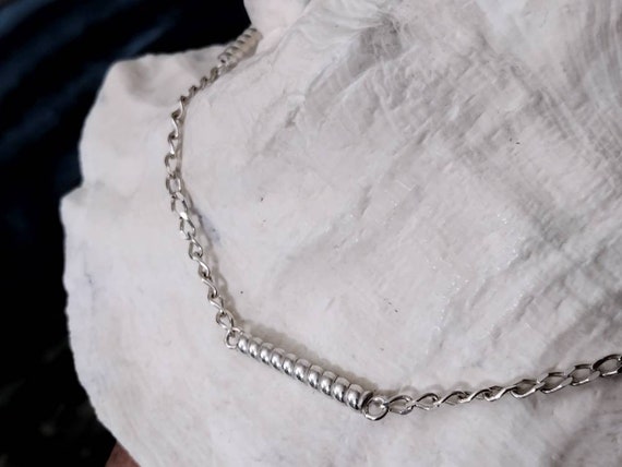 Sterling Silver Italian Made Frado Necklace, Vint… - image 3