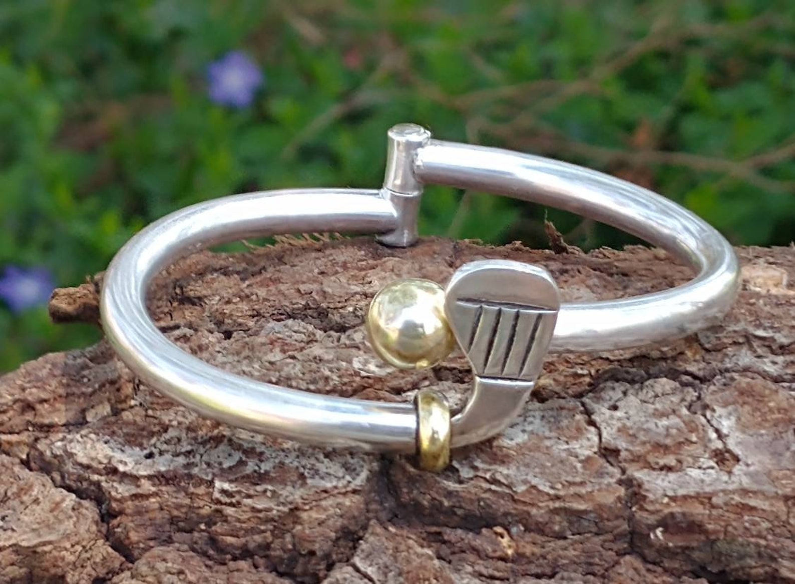 Golf Bracelet Taxco Hallmarked Sterling Silver Hinged Golf Etsy