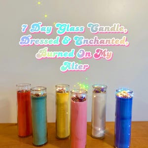 POWERFUL 7 Day Manifestation Candle Burned On My Personal Alter