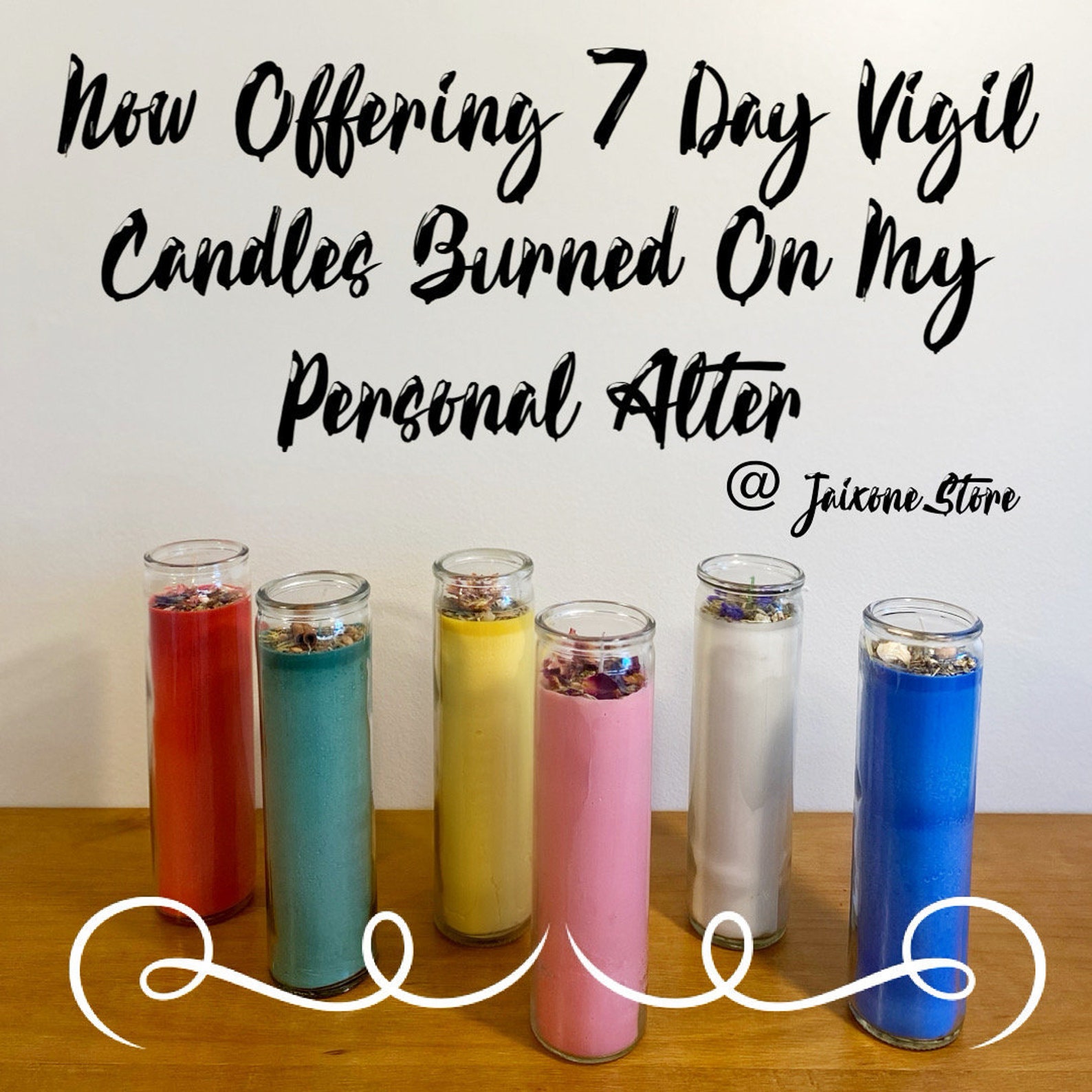 7 Day Manifestation Vigil Candles Burned on My Personal Alter Etsy