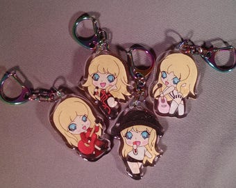 2" Popstar Girl Keychain