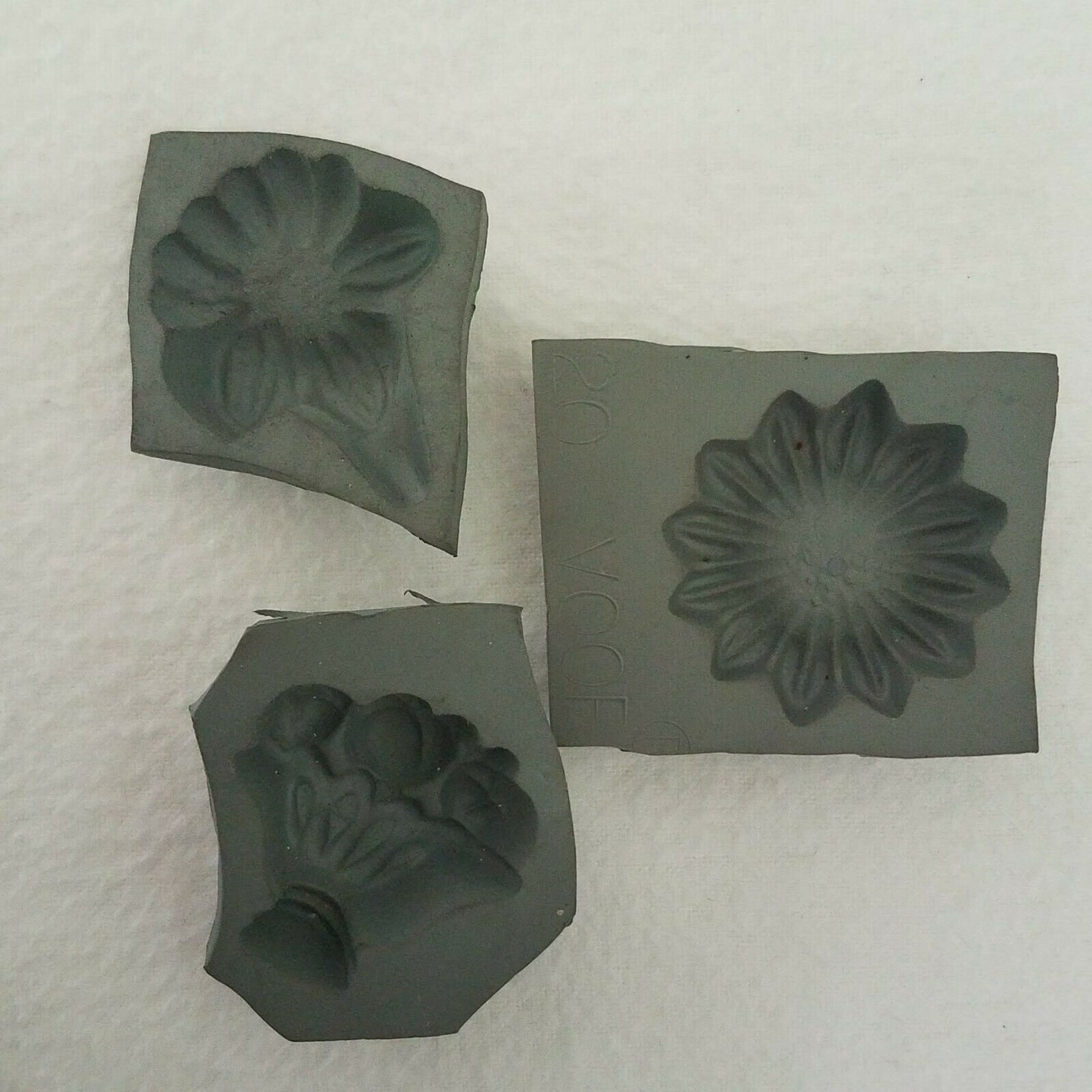 Rubber Cream Cheese Candy Mold Vintage Flowers Set Candy Mint Etsy