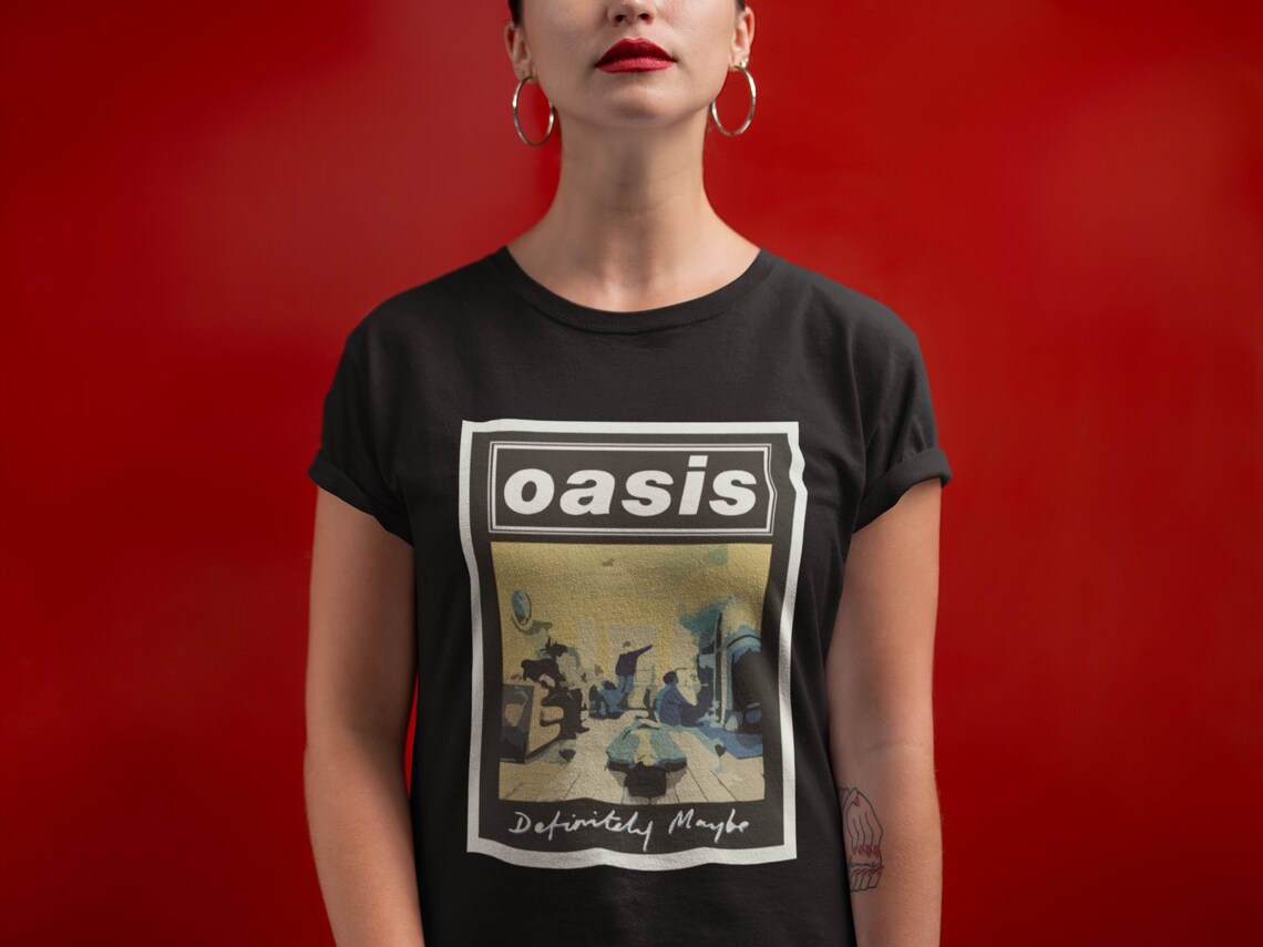 Oasis Band Definitely Maybe T Shirt Etsy