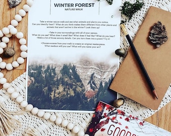 Winter Forest Art, Poetry, Music, and Nature Study