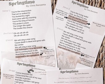 Springtime by Chris Renzema Song Analysis