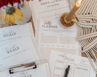 Goals, to-do lists, needs & wants