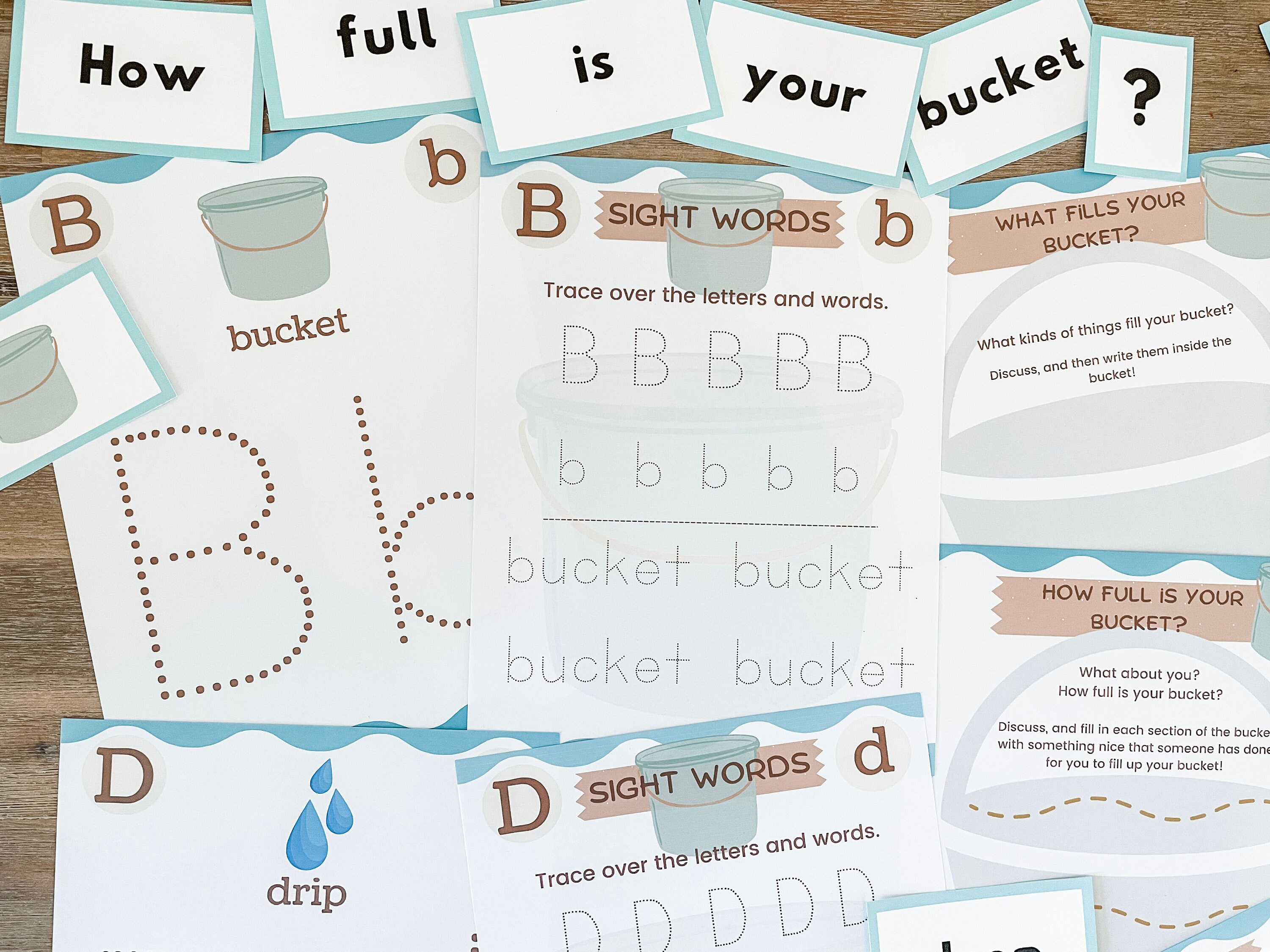 How Full is Your Bucket Familystyle Unit Etsy