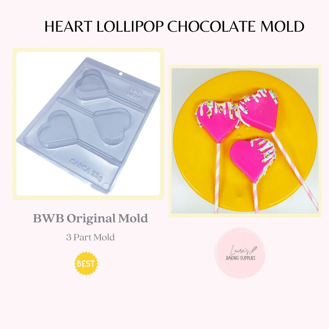 Hookah-Pop Tip Hard Candy Mold - Plain - 20 Cavities - (Pack of 2)