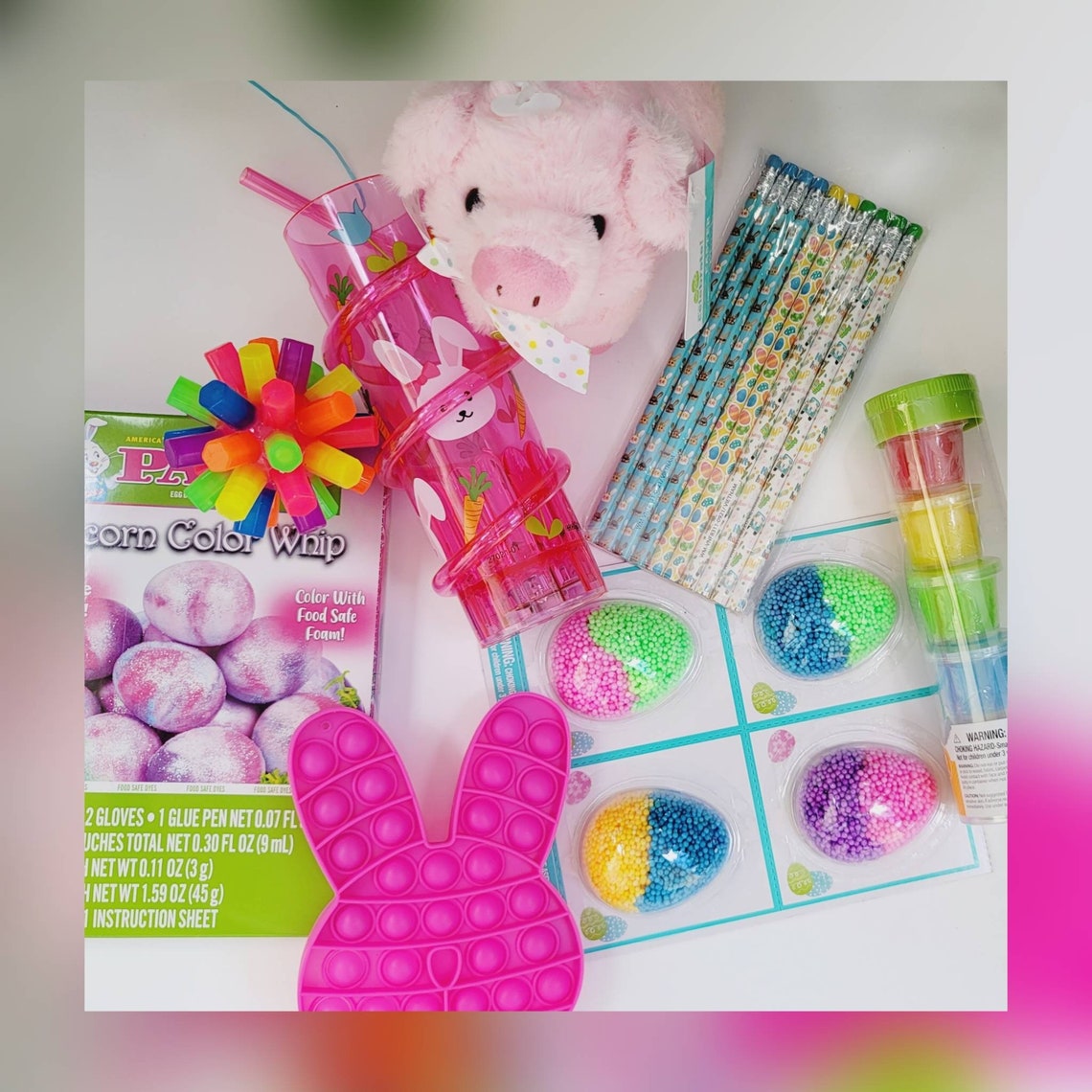 Light up Easter Basket for Kids Etsy