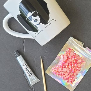 DIY Kits for adults and teen to Bling Cup your own Mug, All the supplies include, Do it yourself, Bling Cup