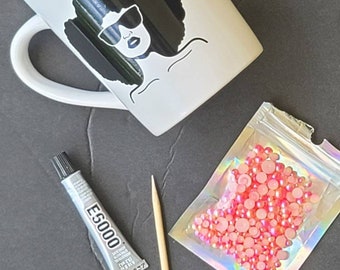 DIY Kits for adults and teen to Bling Cup your own Mug, All the supplies include, Do it yourself, Bling Cup