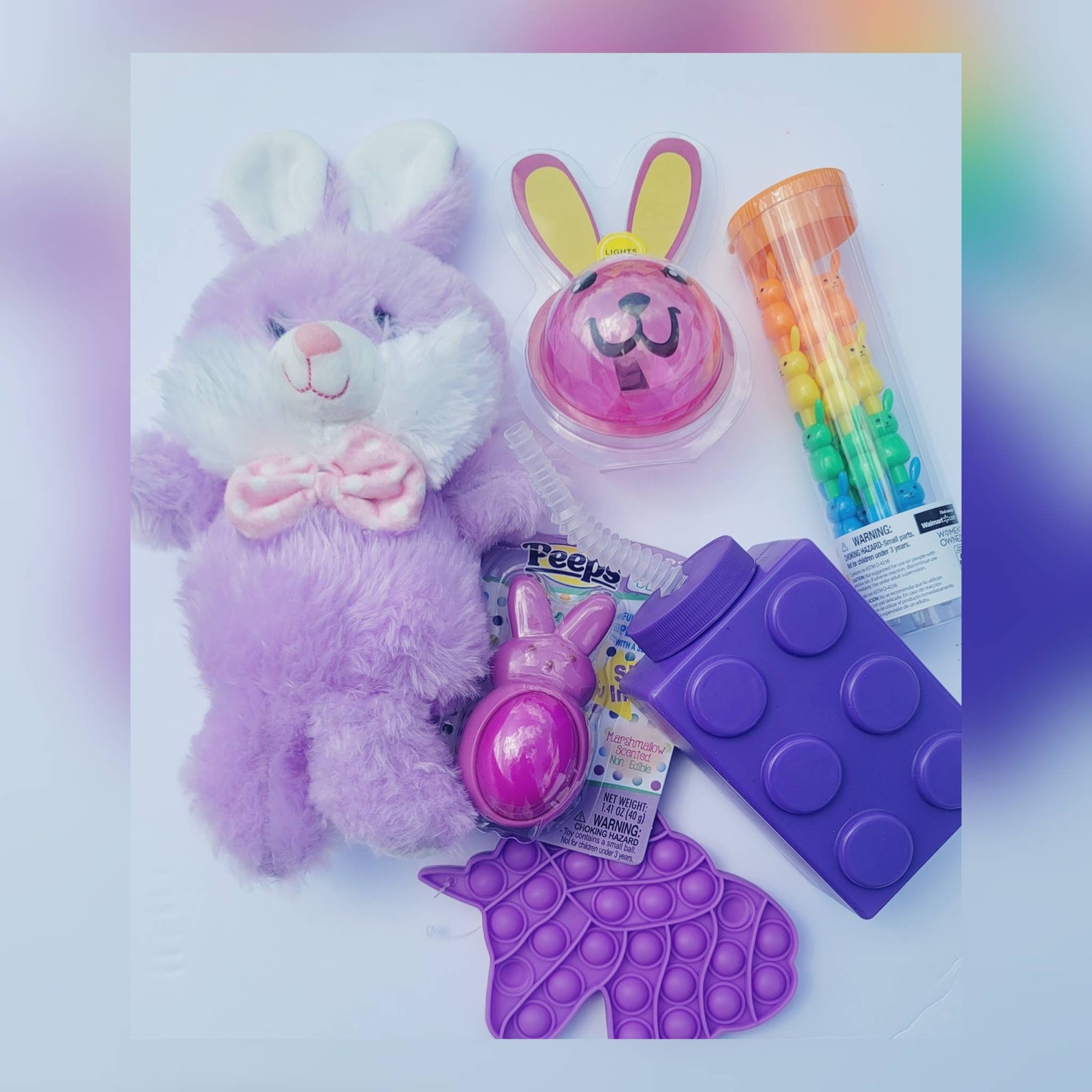 Light up Easter Basket for Kids Etsy