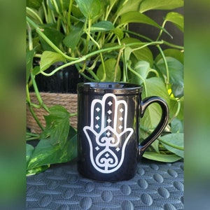 Hamsa Hand Coffee Cup