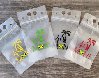 Summer Drink Pouches with Straws, Booze Bag, Custom Drink Pouches, Bachelorette Booze Bag, Bachelorette Drink Pouches, Adult Capri Sun