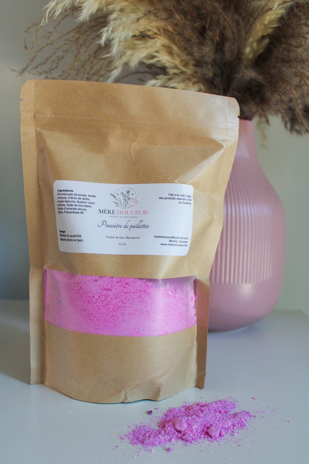 Effervescent Bath Powder Glitter Dust Foaming Bath Bomb Etsy